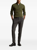 Polo Ralph Lauren quarter-zip logo-embroidered sweater